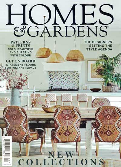 Homes and Garden magazine coverage of CM Garden Design